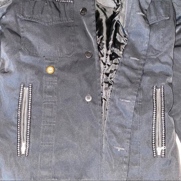 Pinko Faux Fur and Snakeskin front small coat Length 24, Bust 16, Shoulders 14 - Picture 7 of 15